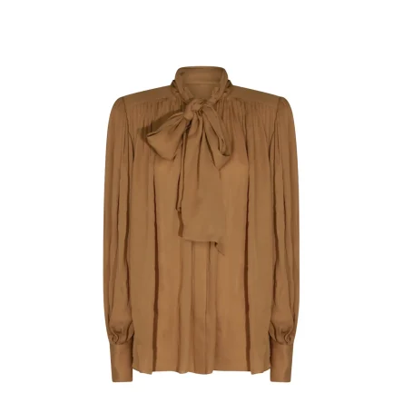 Шелковая блузка Saint Laurent